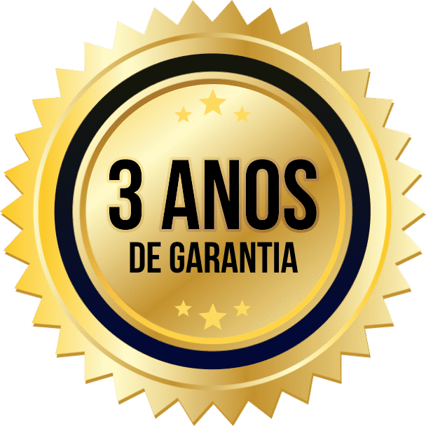 3 anos de garantia